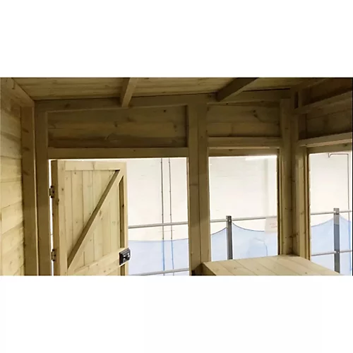 11 X 7 Pressure Treated Wooden T&G Pent Potting Greenhouse + Bench (11' X 7' / 11ft X 7ft) 6 11 X 7 Pressure Treated Wooden T&G Pent Potting Greenhouse + Bench (11' X 7' / 11ft X 7ft) - Image 4