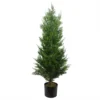Leaf 120cm Artificial Cypress Topiary -HOMCO Garden Shop 120cm artificial cypress topiary5060532975066 01c MP