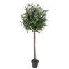 Leaf 120cm Artificial Olive Bay Style Topiary Fruit Tree -HOMCO Garden Shop 120cm artificial olive bay style topiary fruit tree5060532971495 01c MP