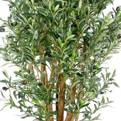 Leaf 125cm Luxury Artificial Olive Tree - Premium Range -HOMCO Garden Shop 125cm luxury artificial olive tree premium range5060532973840 03c MP
