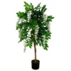 130cm Leaf Design UK Realistic Artificial Wisteria Tree -HOMCO Garden Shop 130cm leaf design uk realistic artificial wisteria tree5060532977435 01c MP