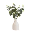 25cm Eucalyptus Stems Artificial Plant In Natural Ceramic Bottle Vase -HOMCO Garden Shop 25cm eucalyptus stems artificial plant in natural ceramic bottle vase5010795682676 02c bq