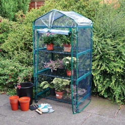 3 Tier Garden Greenhouse With PVC Cover -HOMCO Garden Shop 3 tier garden greenhouse with pvc cover5013478116833 02c MP