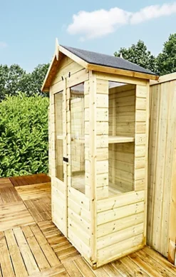 3 X 2 Pressure Treated Wooden T&G Wooden Apex Mini Greenhouse (3' X 2' / 3ft X 2ft) -HOMCO Garden Shop 3 x 2 pressure treated wooden t g wooden apex mini greenhouse 3 x 2 3ft x 2ft 0792273861548 03c MP