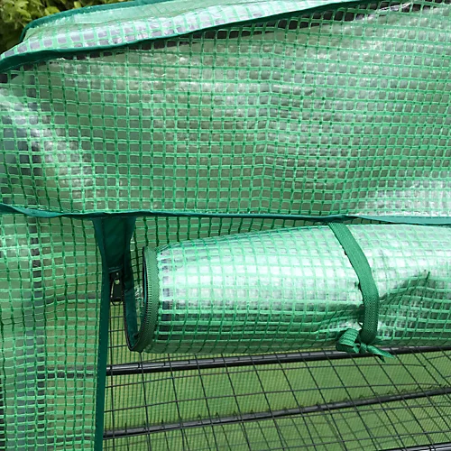 4 Tier Extra Wide Reinforced Replacement Greenhouse Cover 5 4 Tier Extra Wide Reinforced Replacement Greenhouse Cover - Image 3