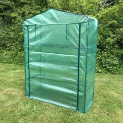 4 Tier Extra Wide Reinforced Replacement Greenhouse Cover 9 4 Tier Extra Wide Reinforced Replacement Greenhouse Cover -HOMCO Garden Shop 4 tier extra wide reinforced replacement greenhouse cover5055031302888 04c MP