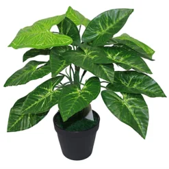Leaf 45cm Artificial Taro Plant - 45cm Dark Taro -HOMCO Garden Shop 45cm artificial taro plant 45cm dark taro5060532970344 02c MP