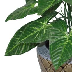Leaf 45cm Artificial Taro Plant - 45cm Dark Taro -HOMCO Garden Shop 45cm artificial taro plant 45cm dark taro5060532970344 03c MP