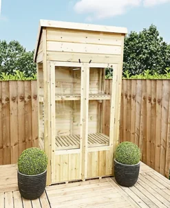 7 X 2 Pressure Treated Wooden T&G Mini Greenhouse (7' X 2' / 7ft X 2ft) - PENT -HOMCO Garden Shop 7 x 2 pressure treated wooden t g mini greenhouse 7 x 2 7ft x 2ft pent0792273861609 02c MP