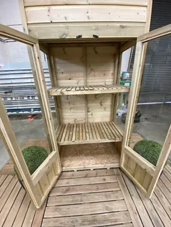 7 X 2 Pressure Treated Wooden T&G Mini Greenhouse (7' X 2' / 7ft X 2ft) - PENT -HOMCO Garden Shop 7 x 2 pressure treated wooden t g mini greenhouse 7 x 2 7ft x 2ft pent0792273861609 04c MP