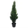 Leaf 90cm UV Artificial Cedar Cypress Topiary UV Resistant -HOMCO Garden Shop 90cm uv artificial cedar cypress topiary uv resistant5060950402328 01c MP