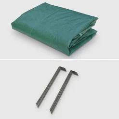 9m² Polyethylene Tunnel Greenhouse - 297x295x196cm - Thym - Green 8 9m² Polyethylene Tunnel Greenhouse - 297x295x196cm - Thym - Green -HOMCO Garden Shop 9m polyethylene tunnel greenhouse 297x295x196cm thym green3760287185643 06c MP