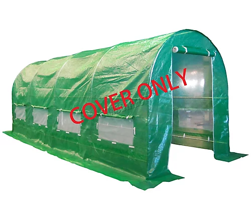 Birchtree Replacement Polytunnel Greenhouse PE Cover 5X2X2M Plant Grow Sheet Zipped Door 3 Birchtree Replacement Polytunnel Greenhouse PE Cover 5X2X2M Plant Grow Sheet Zipped Door