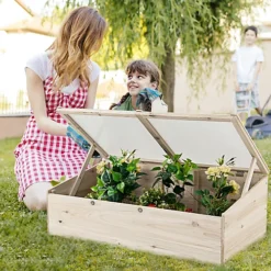 Costway 100 X 50cm Wooden Garden Portable Greenhouse Cold Frame Raised Planter Box 8 Costway 100 X 50cm Wooden Garden Portable Greenhouse Cold Frame Raised Planter Box -HOMCO Garden Shop costway 100 x 50cm wooden garden portable greenhouse cold frame raised planter box6085649672058 03c MP