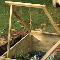 Deluxe Timber Cold Frame 3'4" X 2'7" -HOMCO Garden Shop deluxe timber cold frame 3 4 x 2 7 0792273865263 02c MP