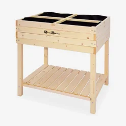 Elevated Wooden Planter Square Garden Bed 80x60x80 - Anemone - Wood -HOMCO Garden Shop elevated wooden planter square garden bed 80x60x80 anemone wood3760287181577 02c MP