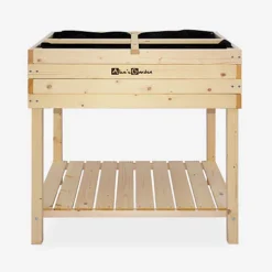 Elevated Wooden Planter Square Garden Bed 80x60x80 - Anemone - Wood -HOMCO Garden Shop elevated wooden planter square garden bed 80x60x80 anemone wood3760287181577 03c MP