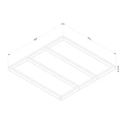 Forest Garden 6x6 Timber Shed Base (L) 177cm X (W) 182.6cm - Assembly Service Included -HOMCO Garden Shop forest garden 6x6 timber shed base l 177cm x w 182 6cm assembly service included5013053188873 01t bq