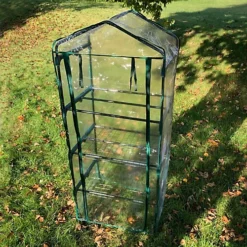 Four Tier Mini Greenhouse With Clear View Cover 7 Four Tier Mini Greenhouse With Clear View Cover -HOMCO Garden Shop four tier mini greenhouse with clear view cover5055031301768 02c MP