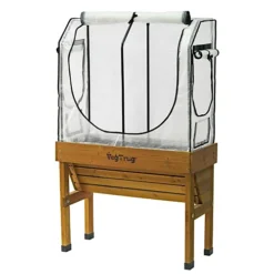 Frame & Greenhouse Cover - VegTrug Small Wall Hugger Greenhouse Frame & Multi-Cover Set -HOMCO Garden Shop frame greenhouse cover vegtrug small wall hugger greenhouse frame multi cover set4975149868698 02c MP