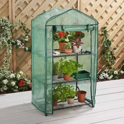 GardenKraft 10719 3 Tier Greenhouse -HOMCO Garden Shop gardenkraft 10719 3 tier greenhouse5025301107192 02c MP