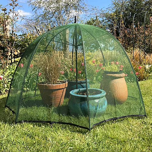 GardenSkill Mesh Net Umbrella Fruit Vegetable Plant Cover For Bird Pest Protection 1.5m X 0.9m H 3 GardenSkill Mesh Net Umbrella Fruit Vegetable Plant Cover For Bird Pest Protection 1.5m X 0.9m H
