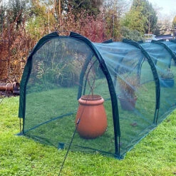 GardenSkill XL Grow Tunnel House Bird Net Insect Mesh Plant Protection Cover 5x1.5m H -HOMCO Garden Shop gardenskill xl grow tunnel house bird net insect mesh plant protection cover 5x1 5m h5060266504976 04c MP