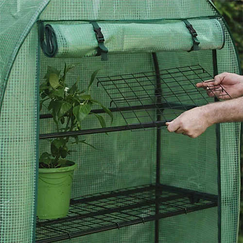 Gardman Grow It 4 Tier Extra Wide Grow Arc Greenhouse Growhouse Reinforced Cover 4 Gardman Grow It 4 Tier Extra Wide Grow Arc Greenhouse Growhouse Reinforced Cover - Image 2