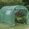 Gardman Walk In Plant Polytunnel Greenhouse Growhouse + Reinforced Cover 08788 -HOMCO Garden Shop gardman walk in plant polytunnel greenhouse growhouse reinforced cover 087885056344300646 01c MP