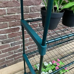 Greenhouse Staging Shelving Racking 4 Tier (Pack Of 2) -HOMCO Garden Shop greenhouse staging shelving racking 4 tier pack of 2 5060266598654 04c MP