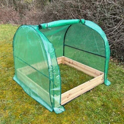 Grow Tunnel For Raised Vegetable Bed (125cm X 125cm X 100cm) -HOMCO Garden Shop grow tunnel for raised vegetable bed 125cm x 125cm x 100cm 5056589502133 04c MP