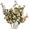 Hill Interiors Faux Wild Meadow Rose Cream/Green (One Size) -HOMCO Garden Shop hill interiors faux wild meadow rose cream green one size 5057819890051 01c MP