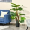 HOMCOM Artificial Palm Tree Fake Plant In Pot Indoor Outdoor Décor 135cm 2 HOMCOM Artificial Palm Tree Fake Plant In Pot Indoor Outdoor Décor 135cm -HOMCO Garden Shop homcom artificial palm tree fake plant in pot indoor outdoor d cor 135cm5056534539924 01c MP