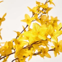 Homescapes Artificial Forsythia Tree - Yellow Silk Flowers -HOMCO Garden Shop homescapes artificial forsythia tree yellow silk flowers5060422534243 04c MP