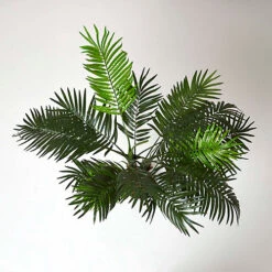 Homescapes Green Mini Palm Tree Artificial Plant With Pot, 120 Cm -HOMCO Garden Shop homescapes green mini palm tree artificial plant with pot 120 cm5055967456242 02c MP