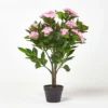 Homescapes Pink Hydrangea Artificial Plant With Pot, 85 Cm -HOMCO Garden Shop homescapes pink hydrangea artificial plant with pot 85 cm5055967456198 01c MP