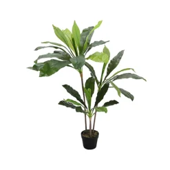 Livingandhome 3 Trunk Artificial Asplenium Nidus Tree House Plant Indoor Plant In Black Pot 105 Cm -HOMCO Garden Shop livingandhome 3 trunk artificial asplenium nidus tree house plant indoor plant in black pot 105 cm0735940251402 04c MP