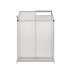 Livingandhome 4 X 4 Ft Lean To Polycarbonate Greenhouse With Window Opening And Base 9 Livingandhome 4 X 4 Ft Lean To Polycarbonate Greenhouse With Window Opening And Base -HOMCO Garden Shop livingandhome 4 x 4 ft lean to polycarbonate greenhouse with window opening and base0735940255479 04c MP