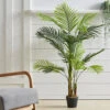 Livingandhome Artificial Bamboo Palm Tree Indoor Decorative Plant In Black Pot 150 Cm -HOMCO Garden Shop livingandhome artificial bamboo palm tree indoor decorative plant in black pot 150 cm0735940247511 01c MP