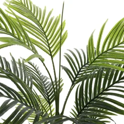 Livingandhome Artificial Bamboo Palm Tree Indoor Decorative Plant In Black Pot 150 Cm -HOMCO Garden Shop livingandhome artificial bamboo palm tree indoor decorative plant in black pot 150 cm0735940247511 04c MP