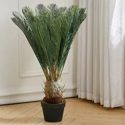 Livingandhome Artificial Cycas Tree Indoor Decorative Plant In Black Pot 82 Cm -HOMCO Garden Shop livingandhome artificial cycas tree indoor decorative plant in black pot 82 cm0735940260664 02c MP