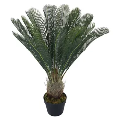 Livingandhome Artificial Cycas Tree Indoor Decorative Plant In Black Pot 82 Cm -HOMCO Garden Shop livingandhome artificial cycas tree indoor decorative plant in black pot 82 cm0735940260664 03c MP