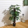 Livingandhome Artificial Monstera Deliciosa Liebm Tree House Plant Indoor Plant In Black Pot 95 Cm -HOMCO Garden Shop livingandhome artificial monstera deliciosa liebm tree house plant indoor plant in black pot 95 cm0735940251372 01c MP