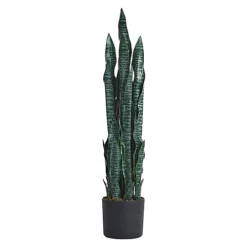 Livingandhome Artificial Snake Tree House Plant Indoor Decorative Plant In Black Pot 90 Cm -HOMCO Garden Shop livingandhome artificial snake tree house plant indoor decorative plant in black pot 90 cm0735940249232 03c MP