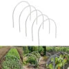 Livingandhome Small Galvanized Pipe Garden Grow Tunnel Hoop Greenhouse Hoop With 5 Clips -HOMCO Garden Shop livingandhome small galvanized pipe garden grow tunnel hoop greenhouse hoop with 5 clips0735940245838 01c MP