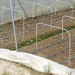 Livingandhome Square Galvanized Pipe Garden Grow Tunnel Hoop Greenhouse Hoop With 5 Clips -HOMCO Garden Shop livingandhome square galvanized pipe garden grow tunnel hoop greenhouse hoop with 5 clips0735940245852 04c MP