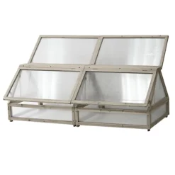 Medium Cold Frame - Grey Wash (FSC 100%) -HOMCO Garden Shop medium cold frame grey wash fsc 100 4975149833399 02c MP