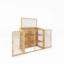 Mercia 4x2 Greenhouse With Flap Vent -HOMCO Garden Shop mercia 4x2 greenhouse with flap vent5029442092782 02c bq