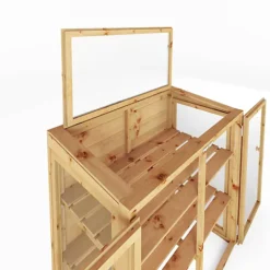 Mercia 4x2 Greenhouse With Flap Vent -HOMCO Garden Shop mercia 4x2 greenhouse with flap vent5029442092782 36c bq