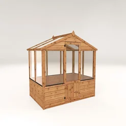 Mercia 4x6 Greenhouse With Flap Vent -HOMCO Garden Shop mercia 4x6 greenhouse with flap vent5029442087849 01c
